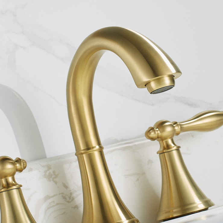 AF-007-GD Widespread Bathroom Faucet