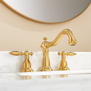 AF-006-GD Widespread Bathroom Faucet