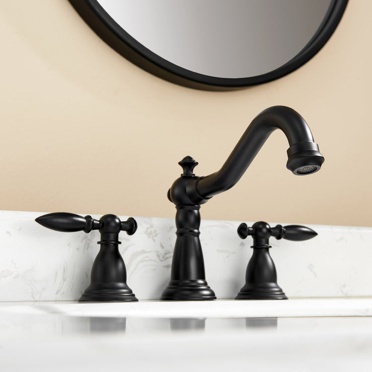 AF-006-BL Widespread Bathroom Faucet