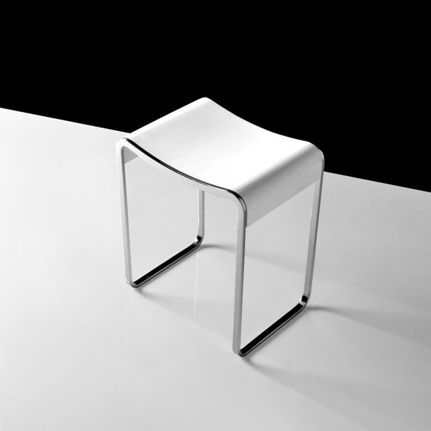 S-106 Bathroom Bench Stool Shown with steel frame